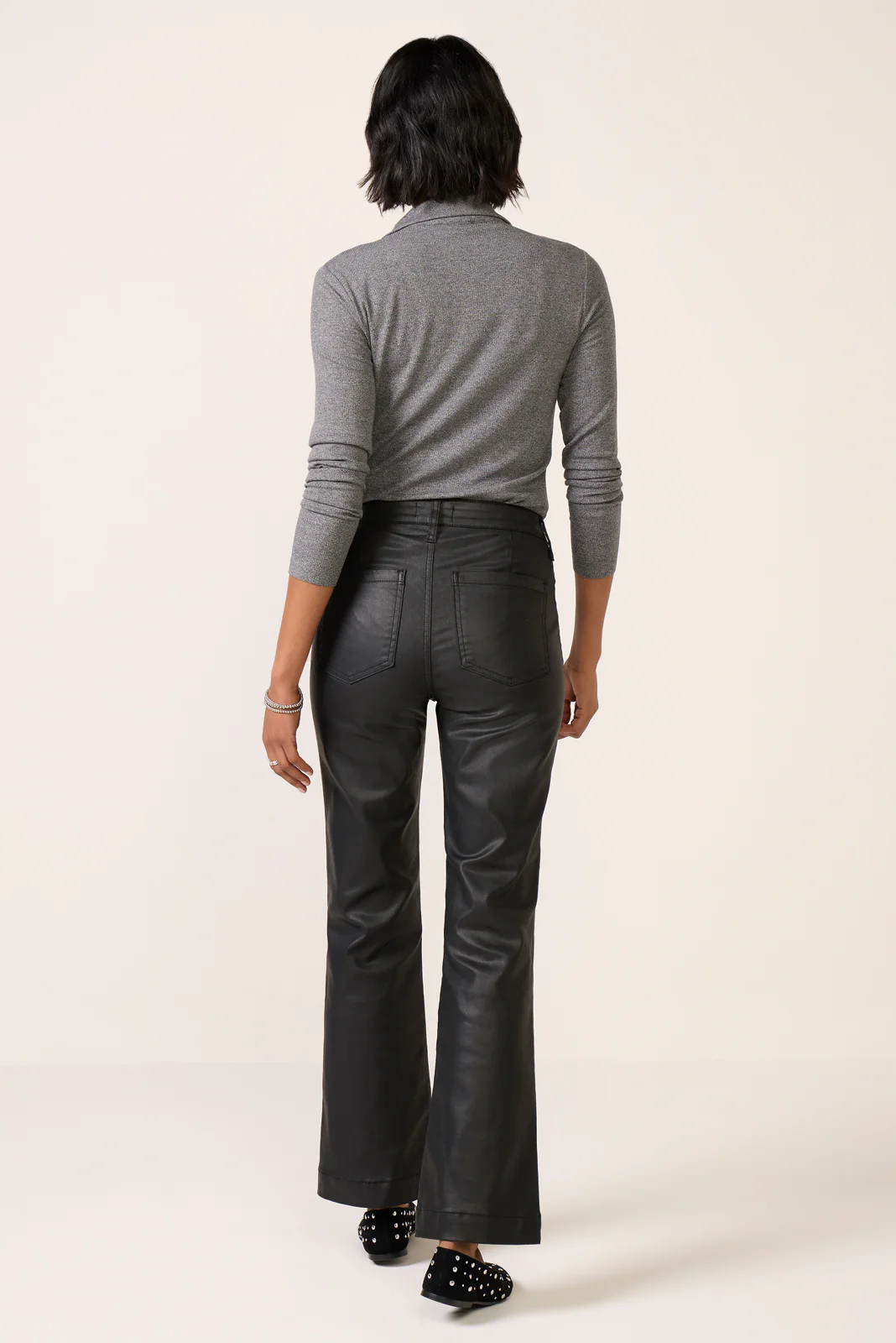 Coated Kelsey w Zip Pant - Image 4