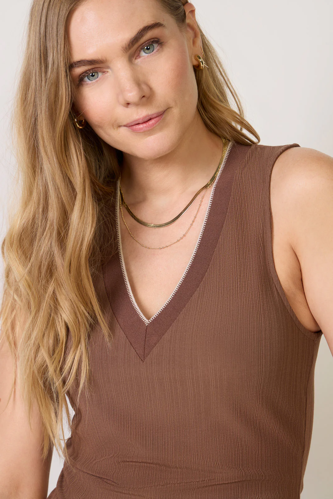 Corby V Neck Tank - Image 3