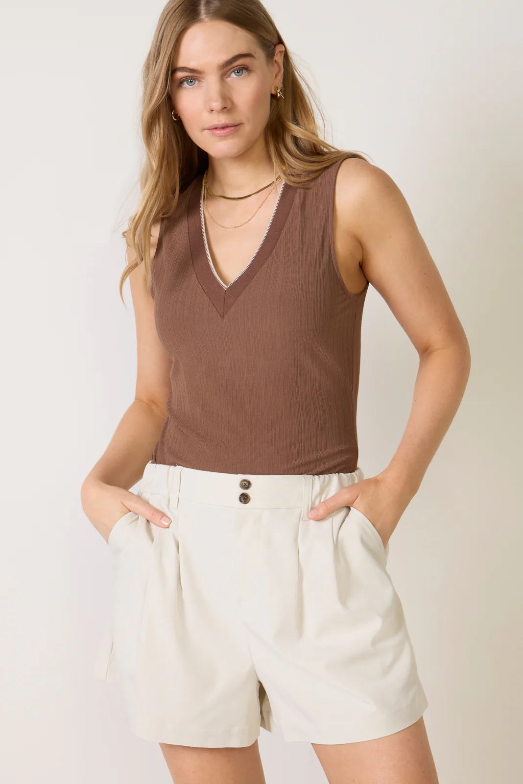 Corby V Neck Tank - Image 5