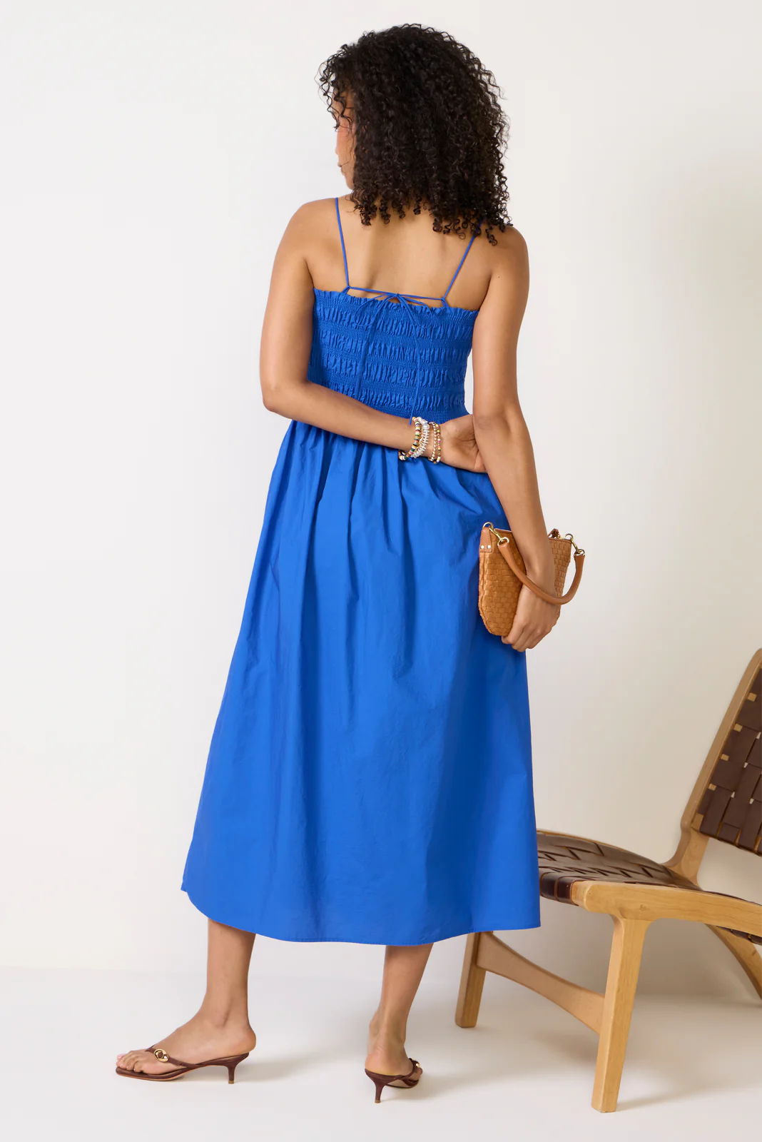 Cornelia Poplin Midi Dress - Image 4
