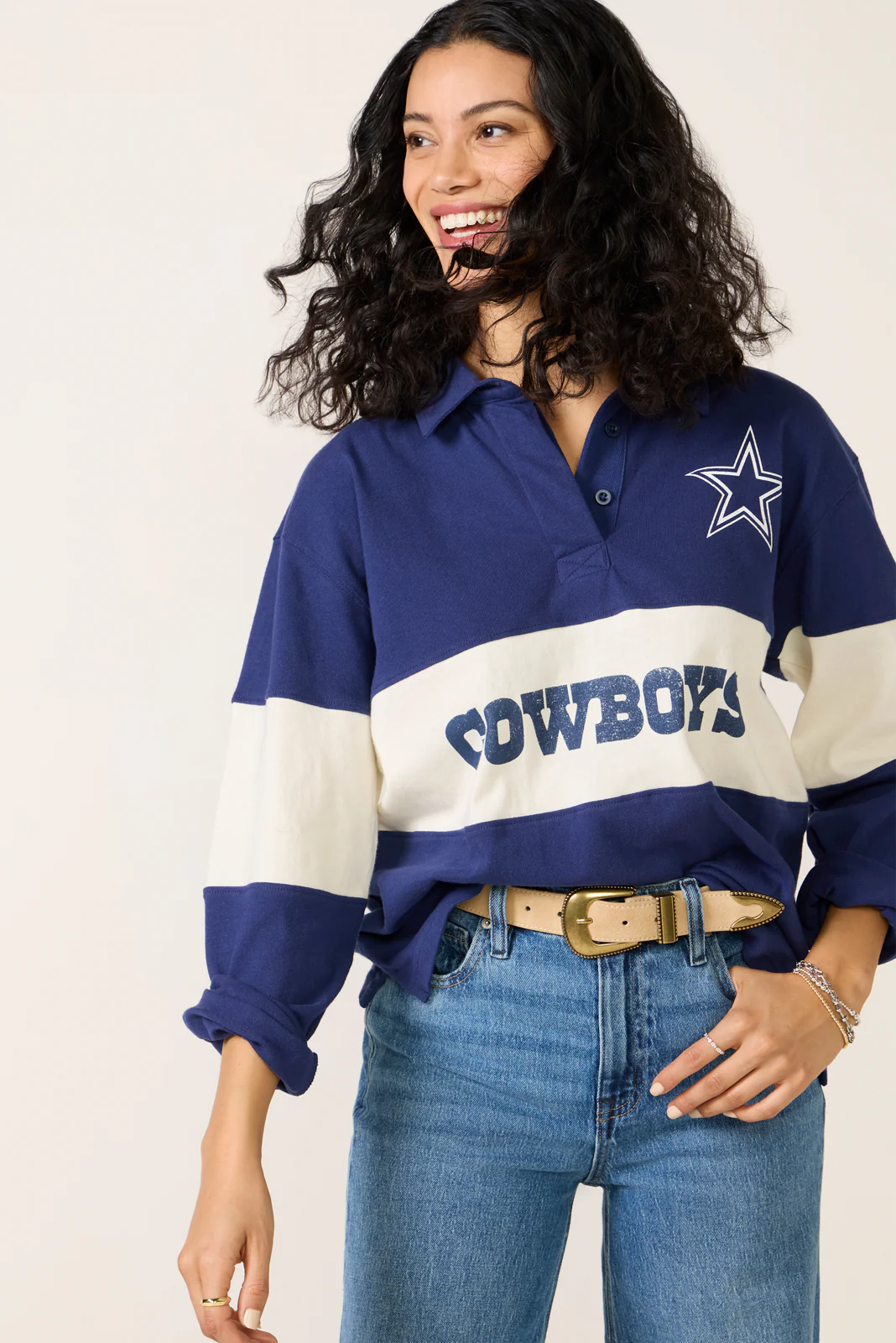 Cowboys Long Sleeve Rugby - Image 2