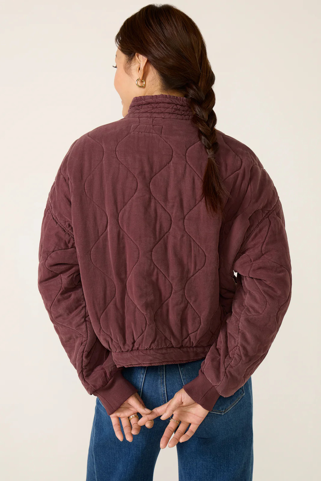 Cranberry Juice Quilted Jacket - Image 4