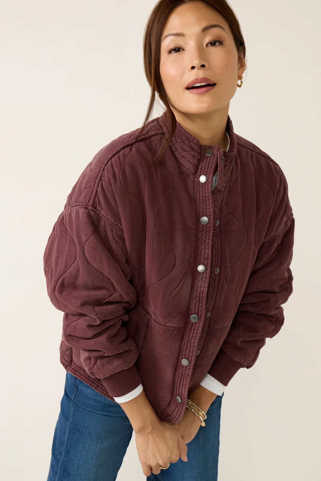 Cranberry Juice Quilted Jacket - Image 5
