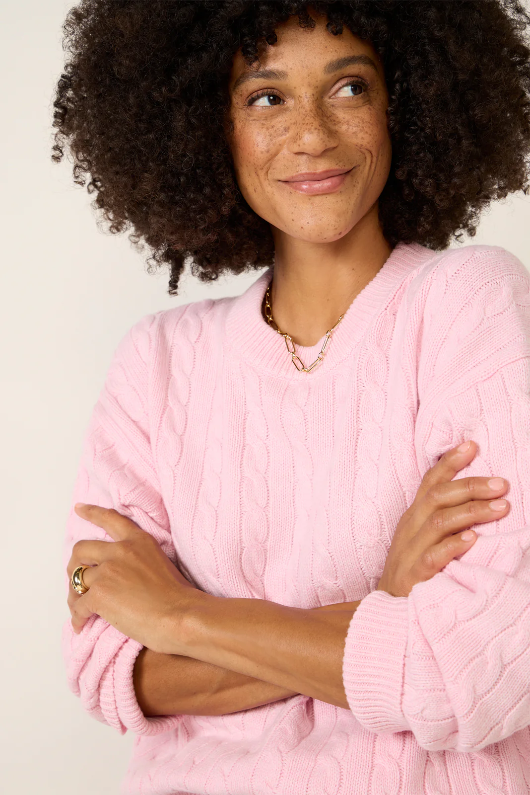 Crew Cable Sweater - Image 2