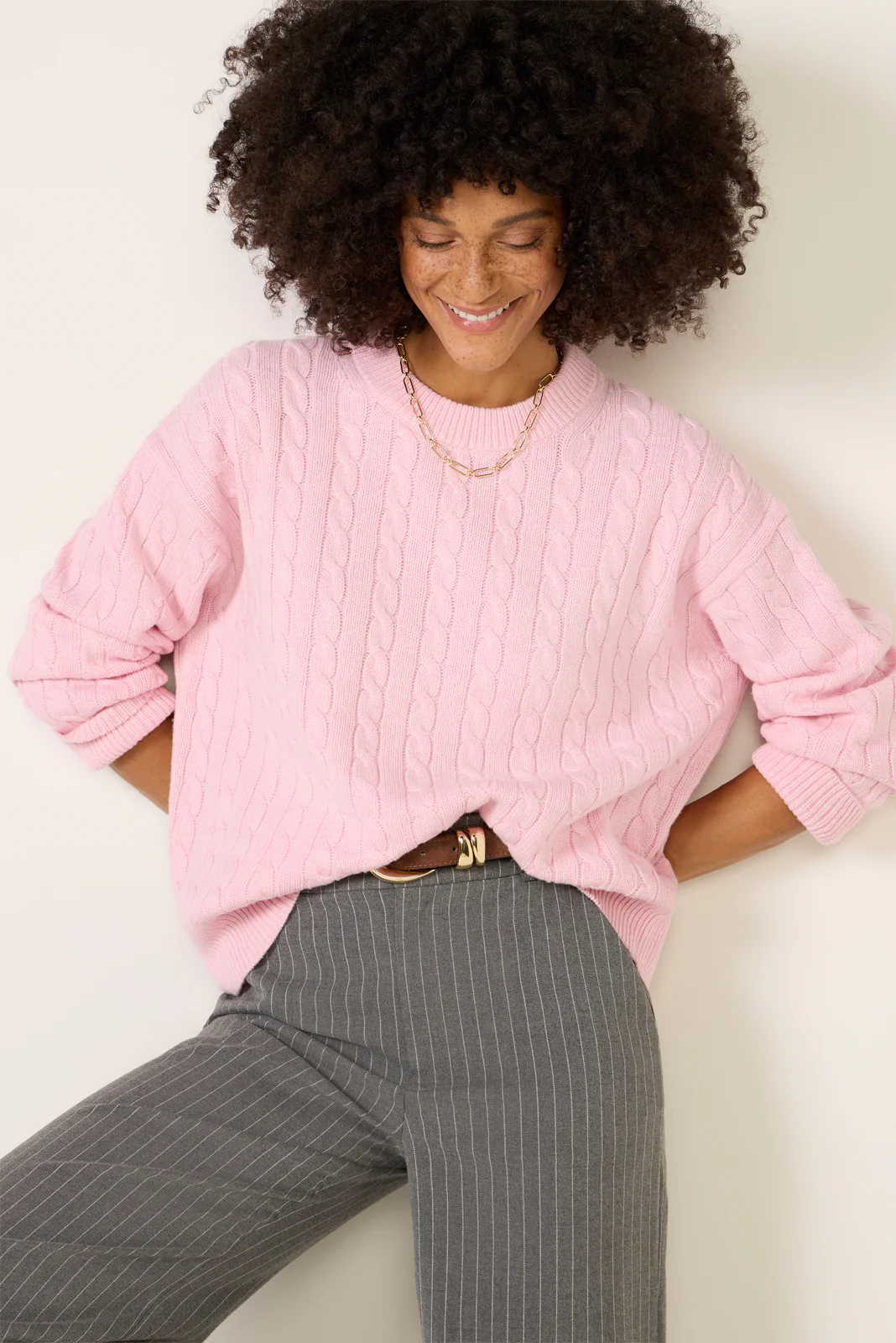 Crew Cable Sweater - Image 3