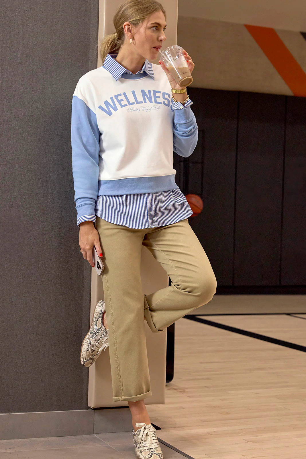 Crew Neck Graphic Sweatshirt - Image 2