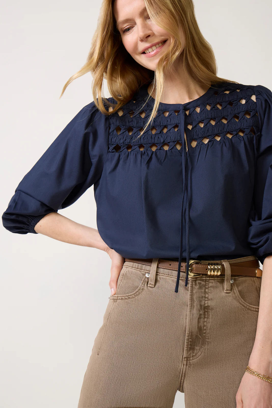 Daisey Cutwork Blouse - Image 3