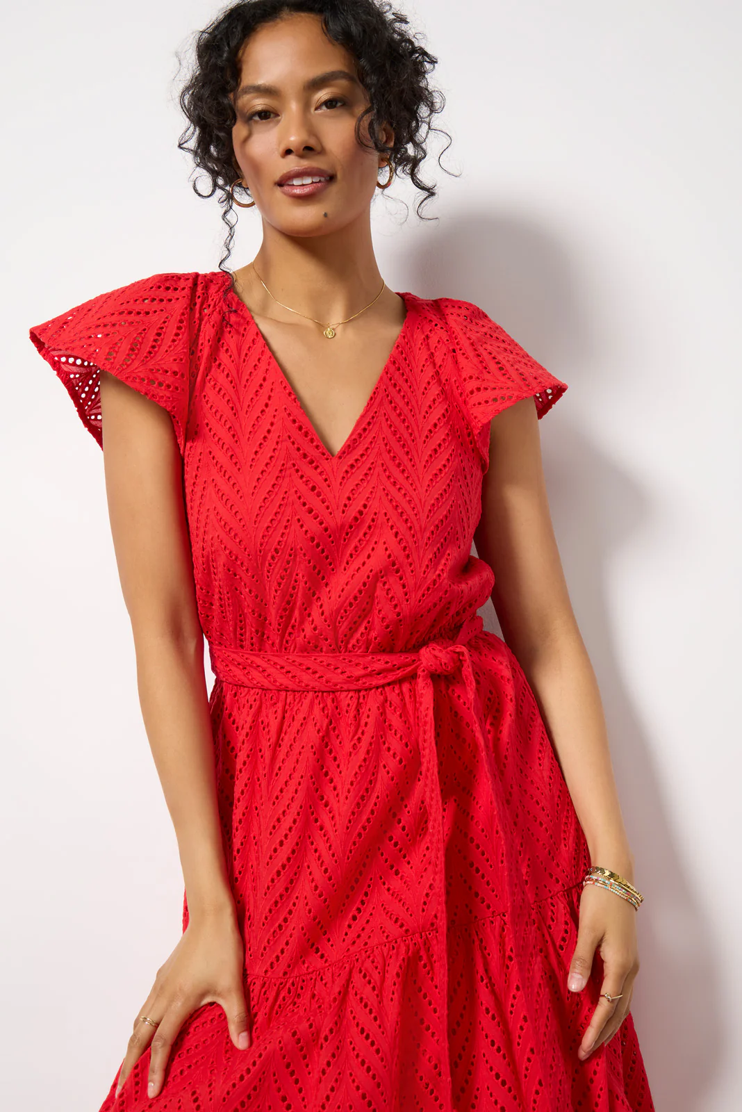 Daisy Eyelet Dress - Image 5