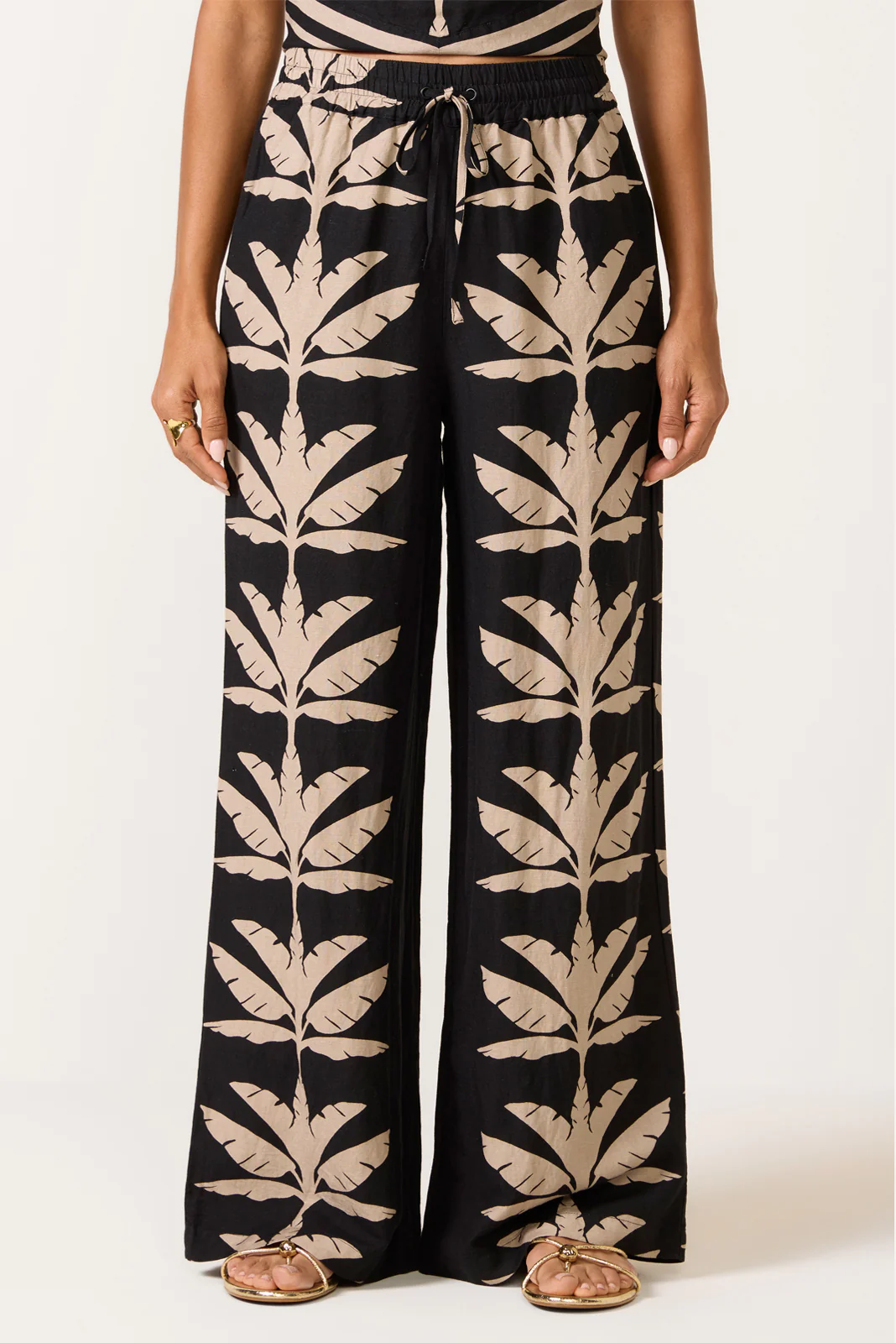 Dani Wide Leg Linen Pant - Image 6