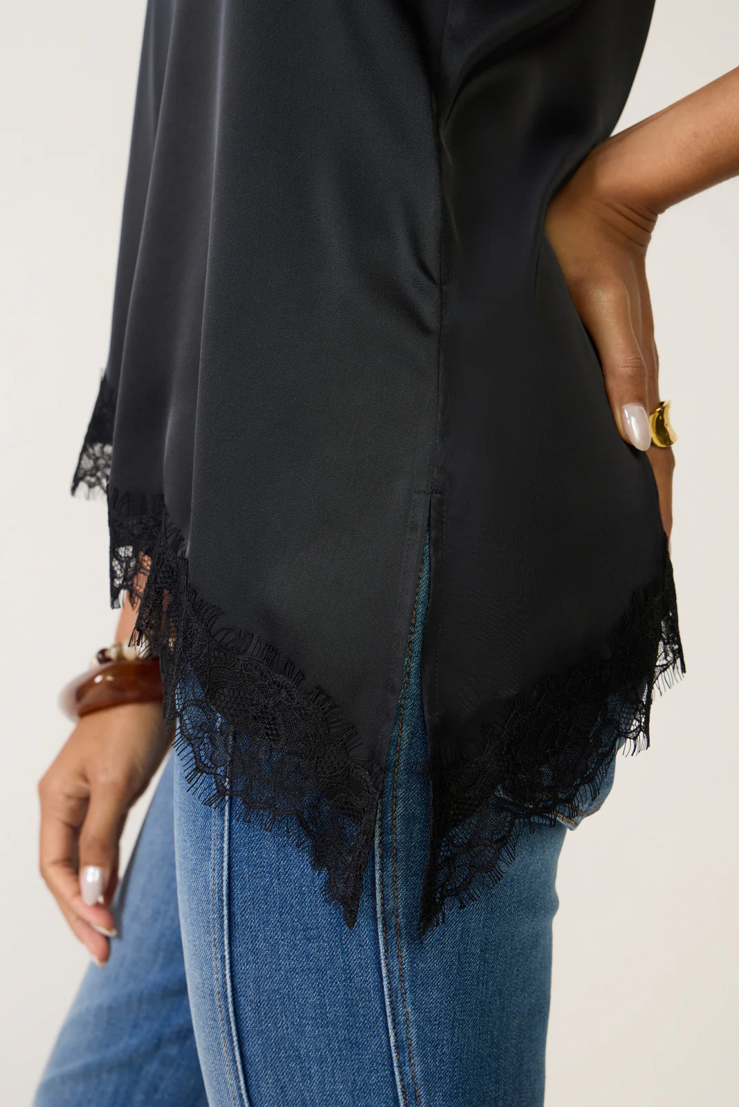 Dawn Asymmetrical Lace Cami - Image 5