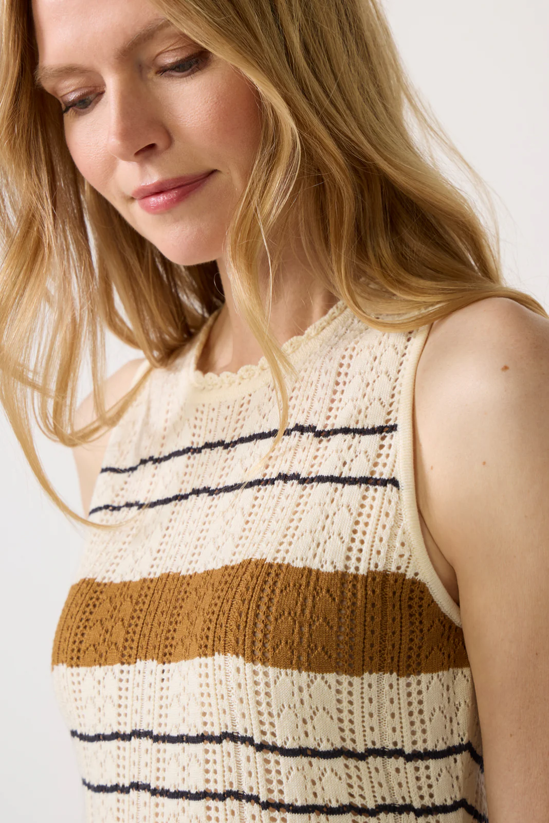 Dayton High Neck Sweater Tank - Image 3