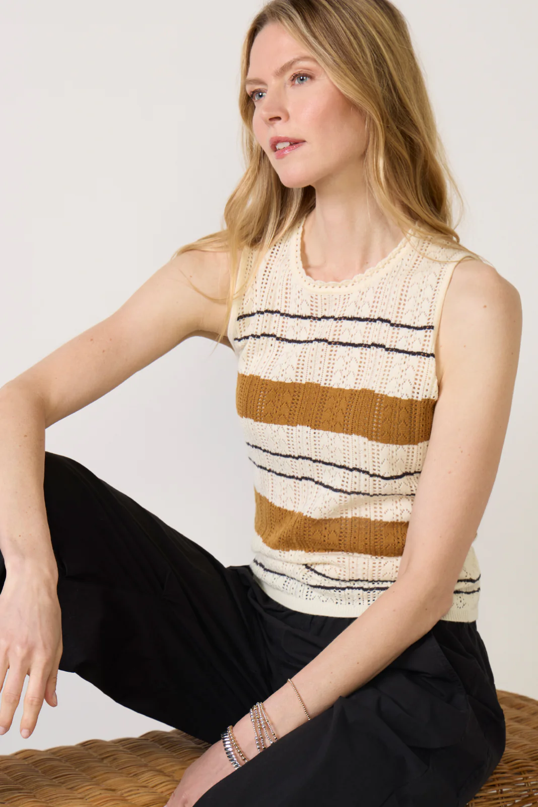 Dayton High Neck Sweater Tank - Image 5