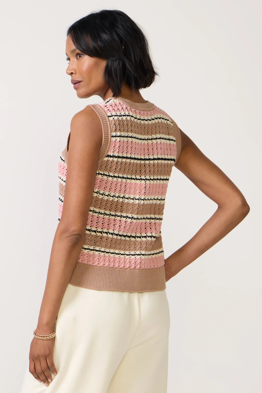 Deeley Stripe Stitch Tank - Image 4