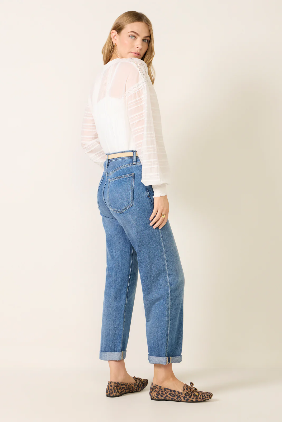 Donny Rolled Hem Boyfriend Jean - Image 4