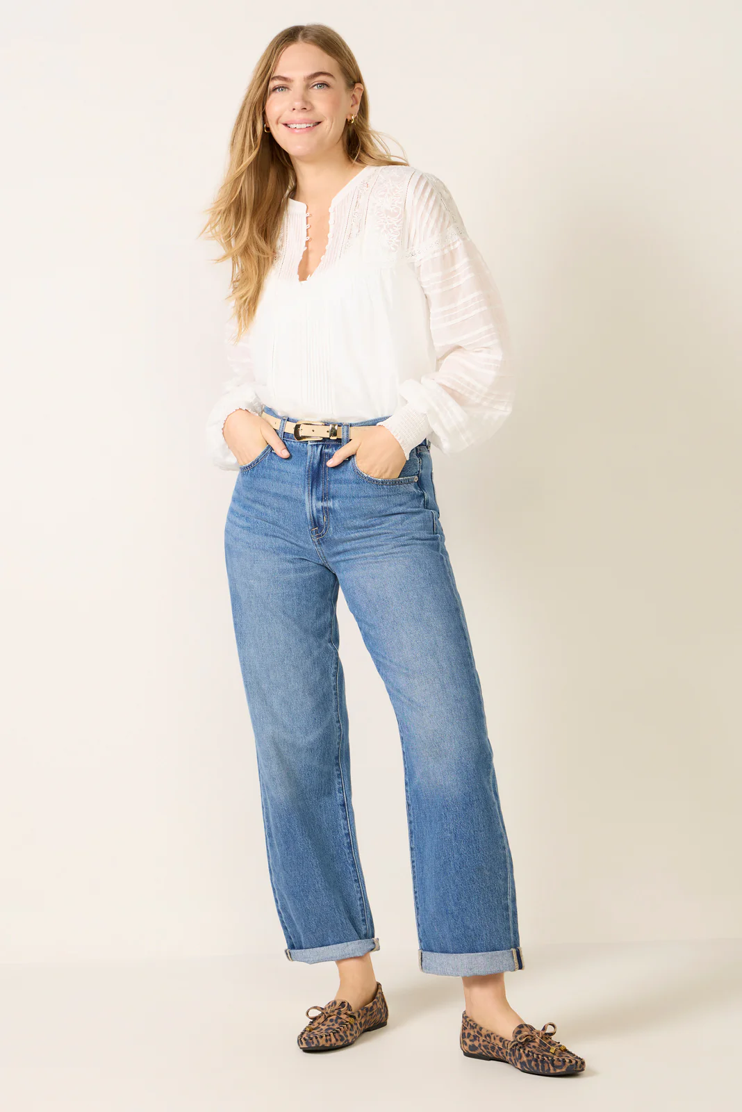 Donny Rolled Hem Boyfriend Jean - Image 5