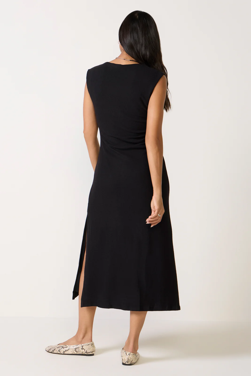Draped Aline Dress - Image 4
