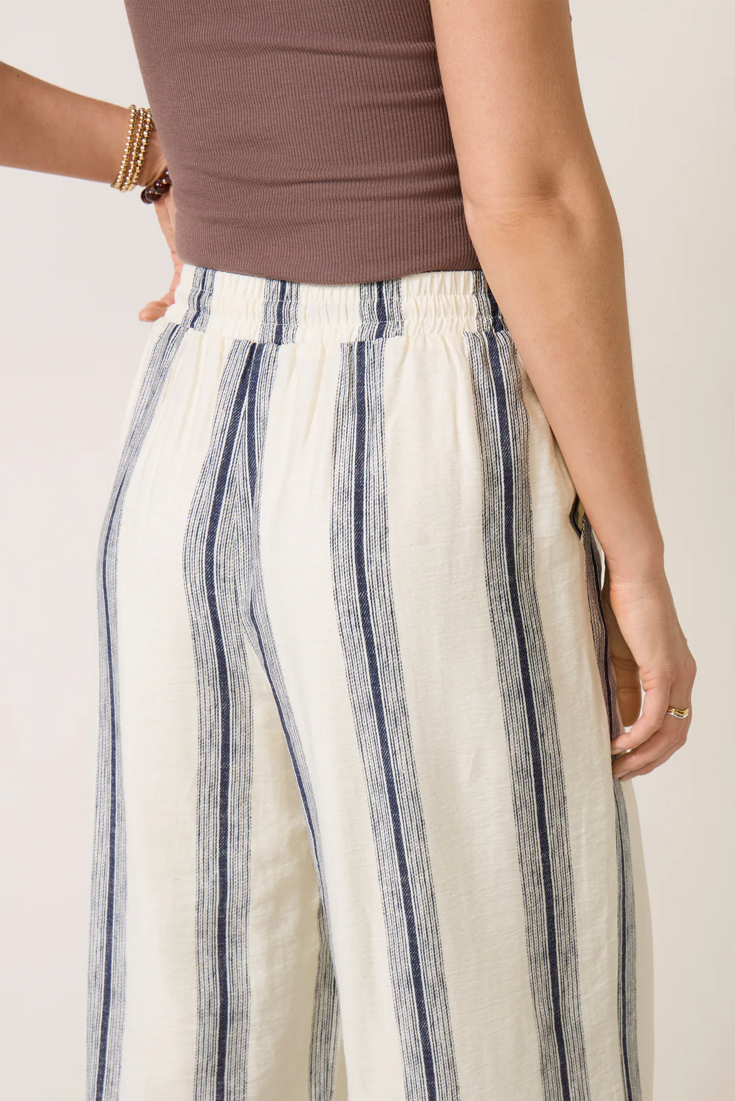 Drew Stripe Wide Leg Pant - Image 3