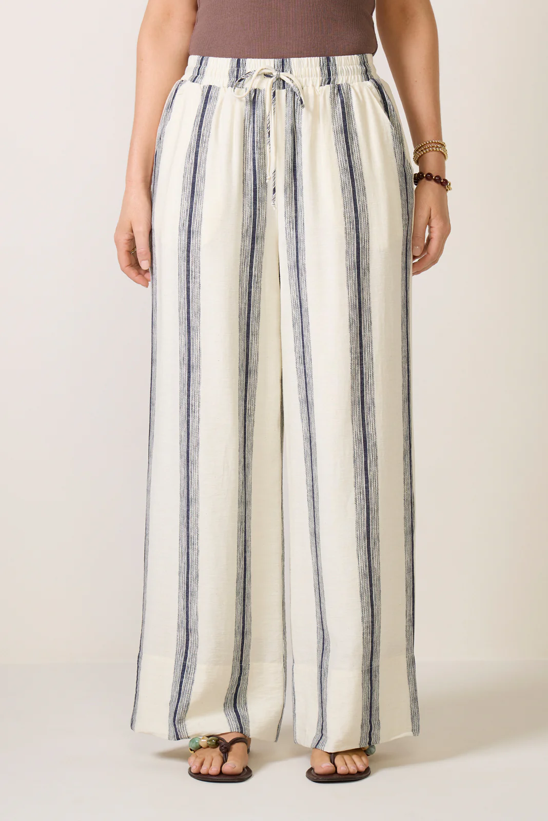 Drew Stripe Wide Leg Pant - Image 5