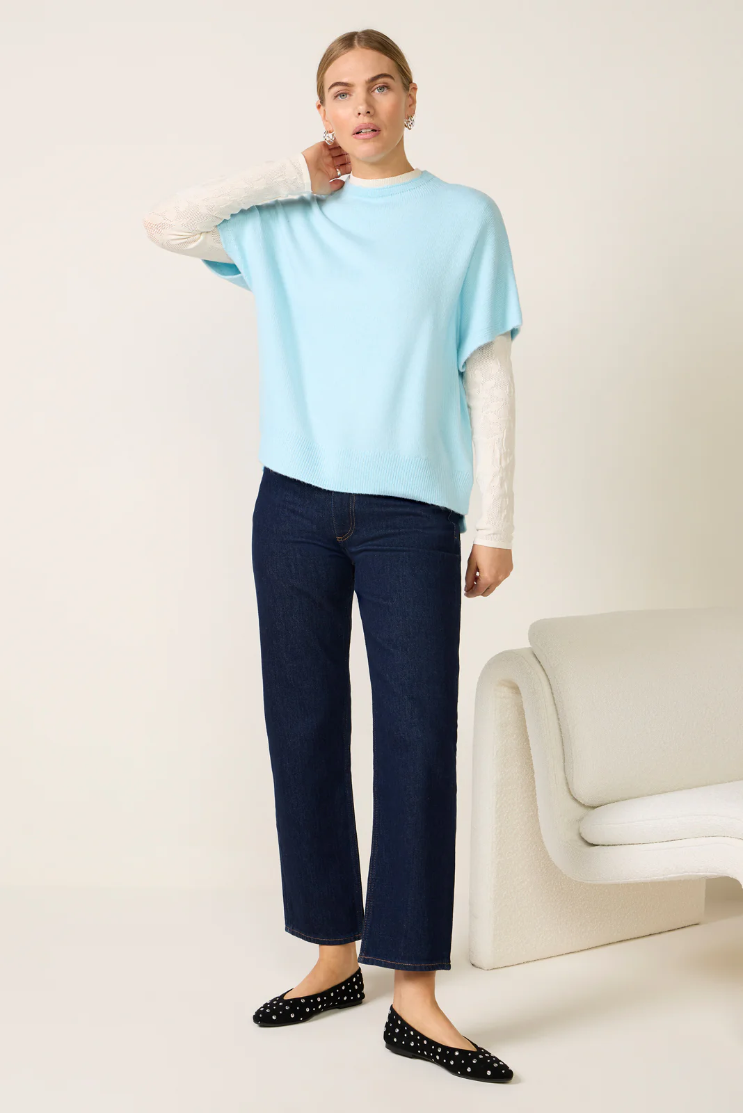 Easy Layering Shell Sweater - Image 2