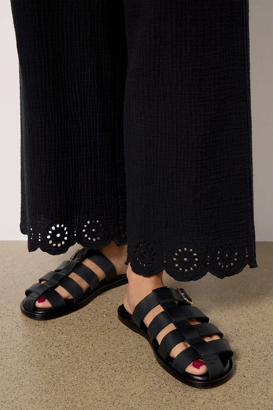Eden Gauze Eyelet Pant - Image 5