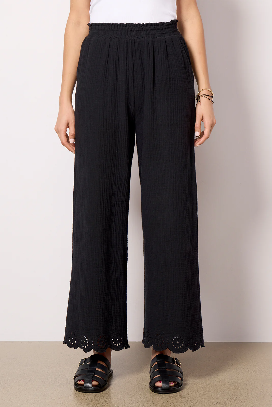 Eden Gauze Eyelet Pant - Image 6