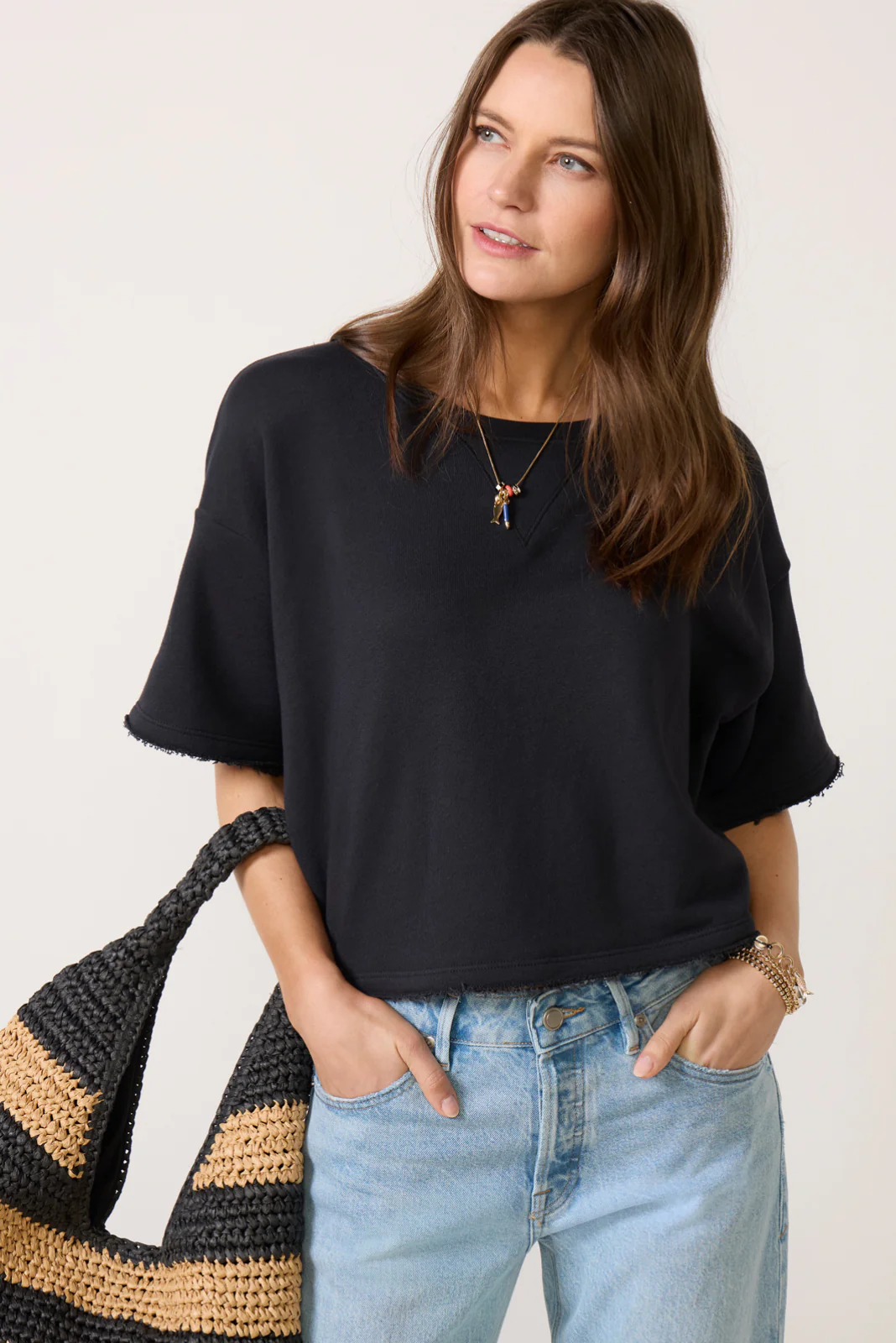 Ellice Cropped Sweatshirt - Image 5