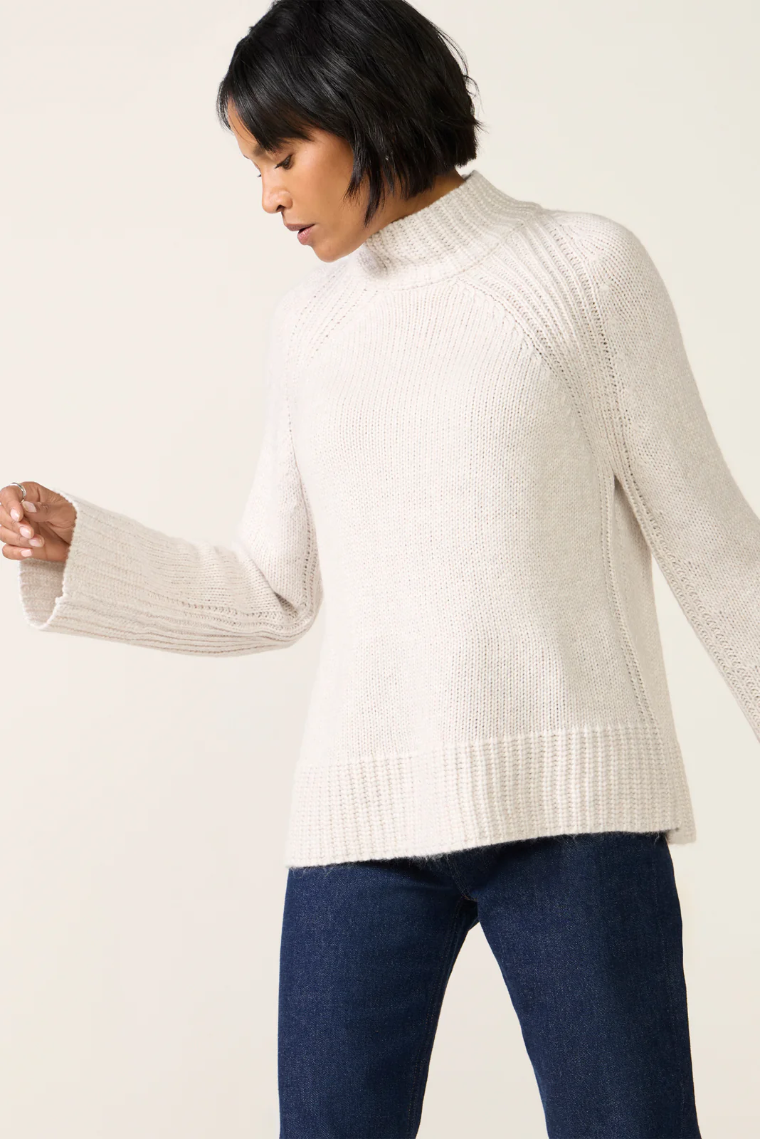 Emerge Funnel Neck Sweater - Image 5