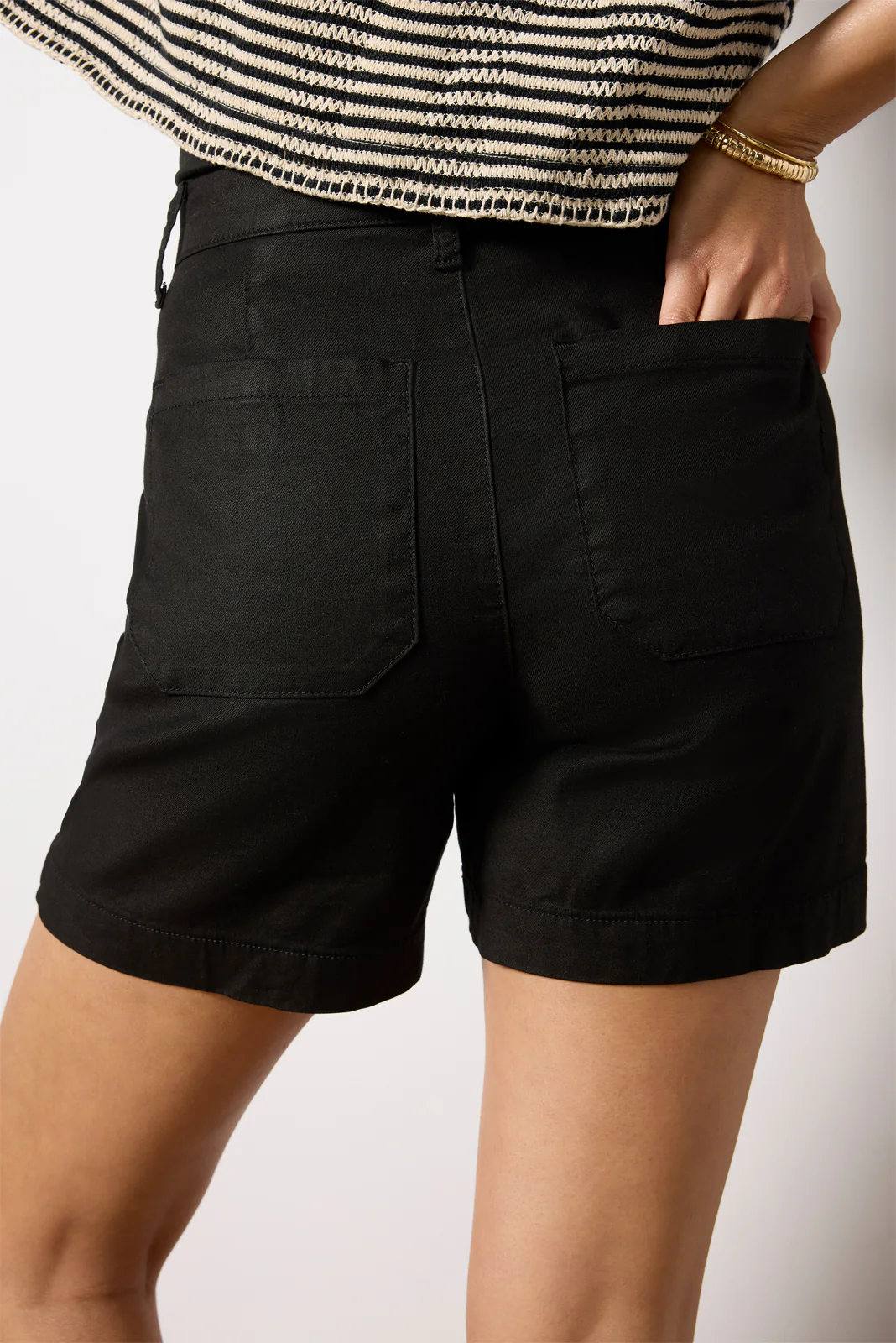 Emily Stretch Linen Walking Short - Image 3