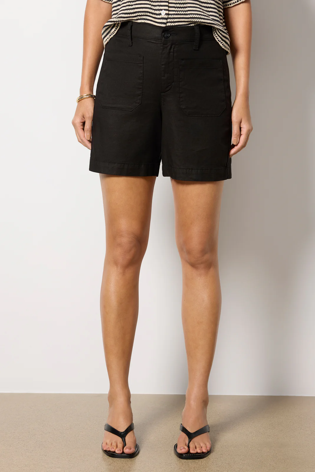 Emily Stretch Linen Walking Short - Image 6