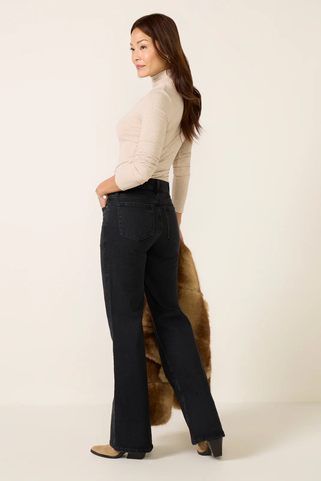 Ever Vintage Bootcut w Slit 32`Jean - Image 4