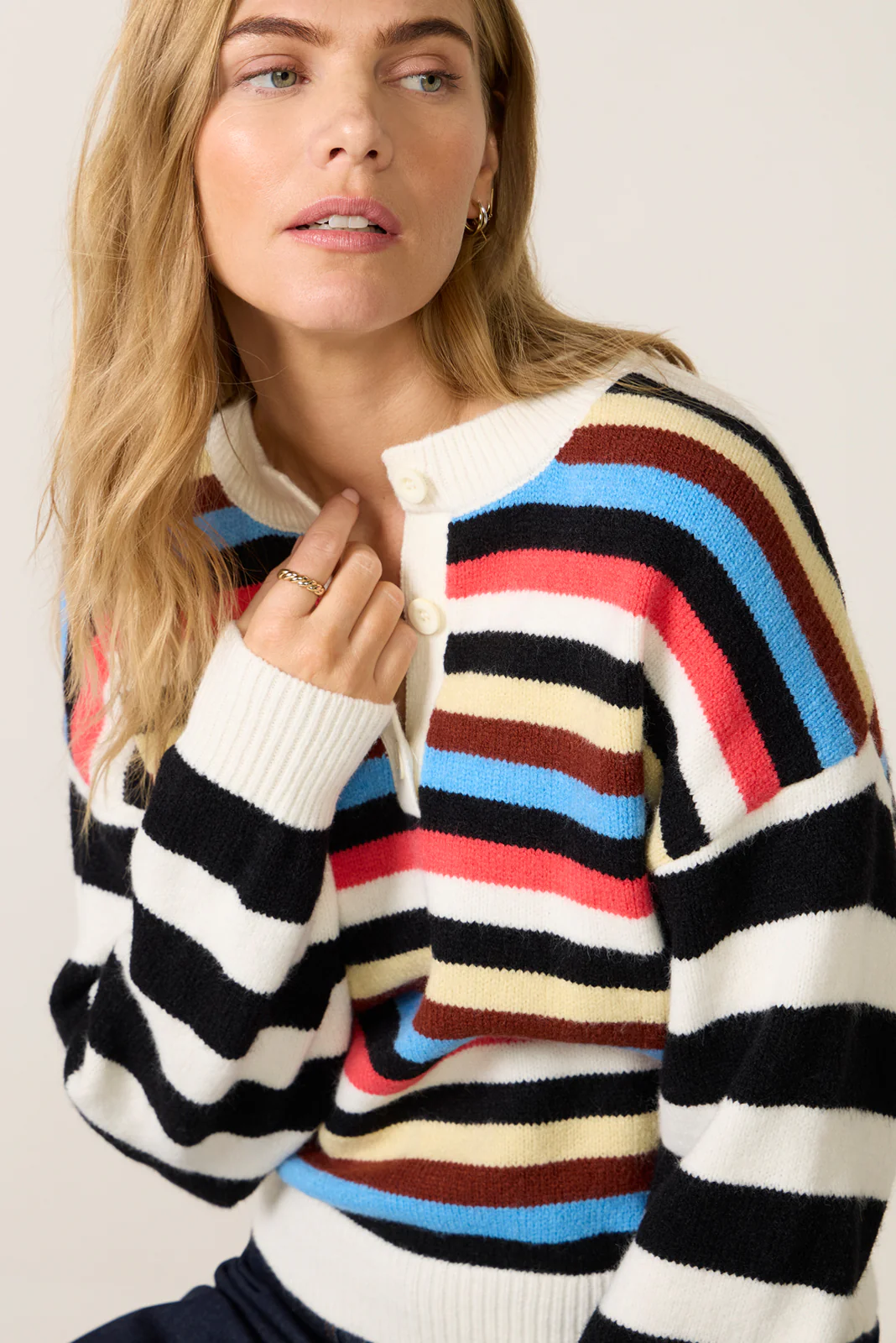 Everyday Energy Henley Sweater - Image 4