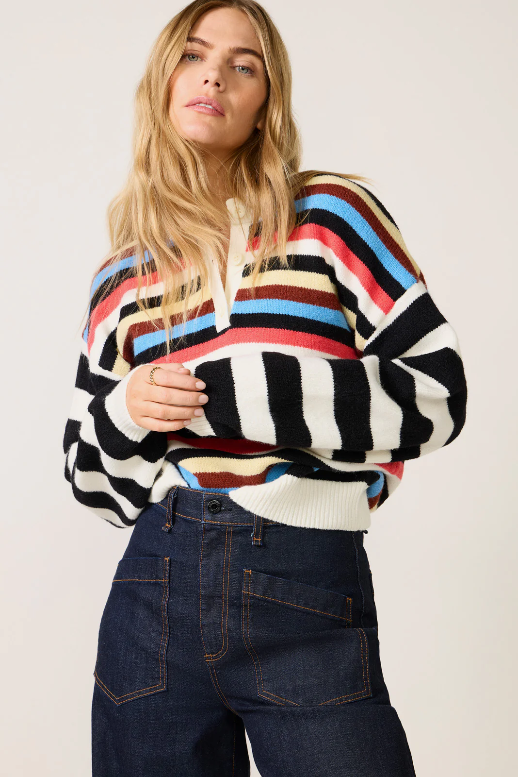 Everyday Energy Henley Sweater - Image 6