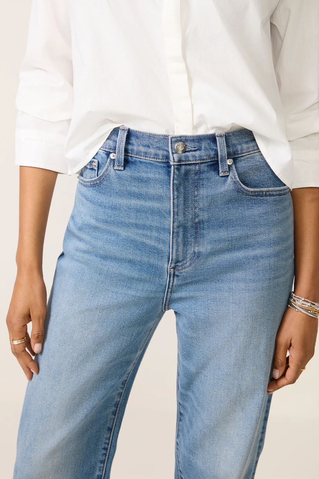 Evie High Rise Slim Bootcut Jean - Image 2