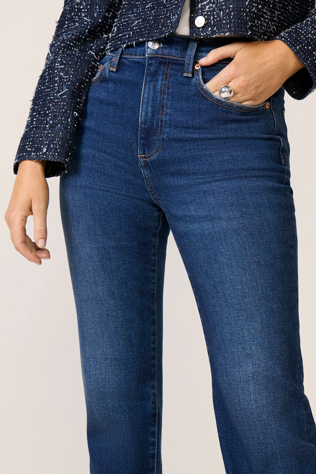 Evie High Rise Slim Bootcut Jean - Image 3