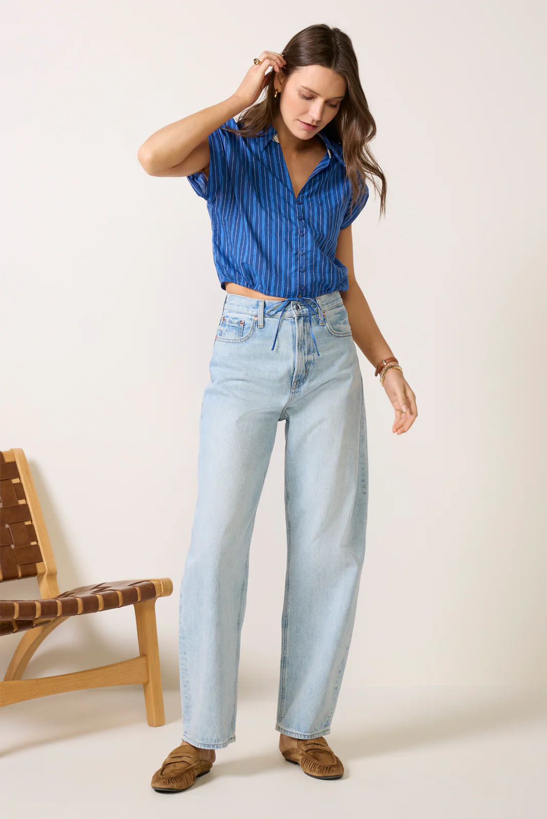Farah Dolman Cuff Sleeve Shirt - Image 2