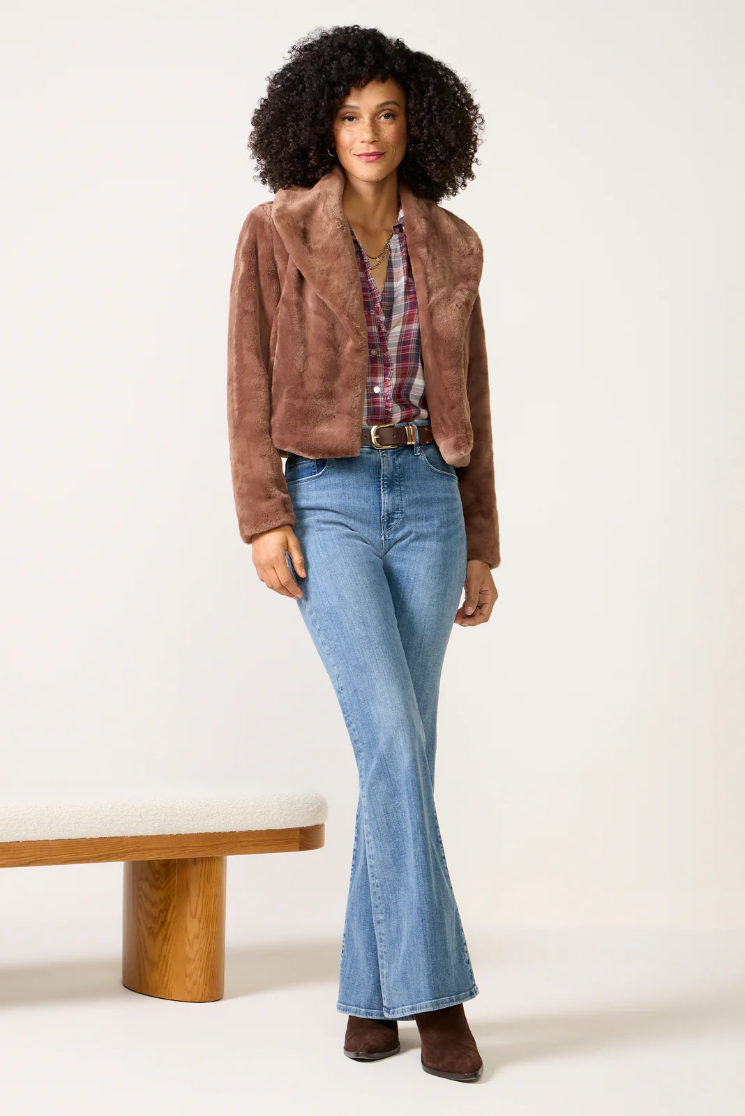 Faux Fur Jacket - Image 2