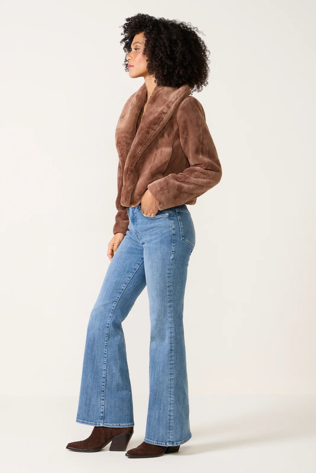 Faux Fur Jacket - Image 6