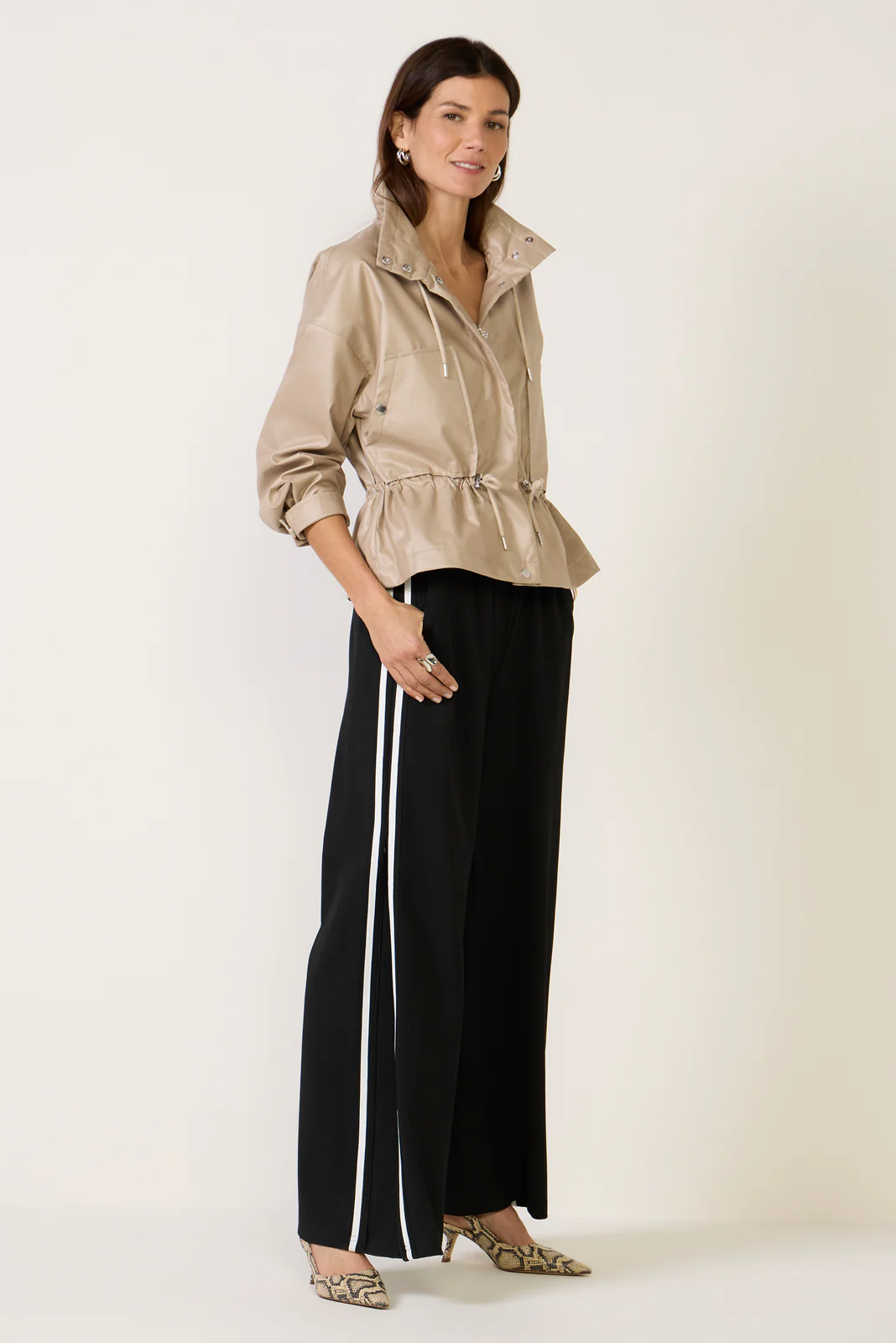 Faux Leather Bomber - Image 5