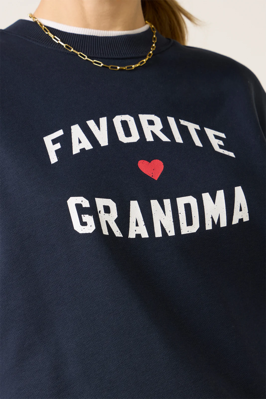 Favorite Grandma Heart Logo Sweatshirt - Image 3