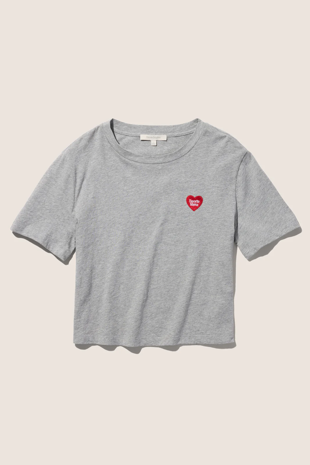 Favorite Mama Heart Emblem Tee