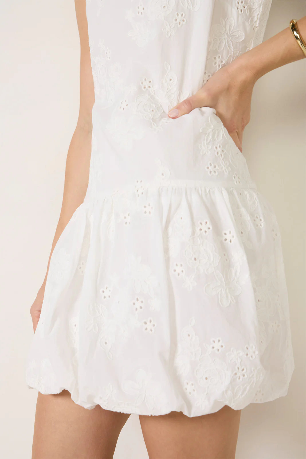 Garden Eyelet Bubble Dress - Image 3