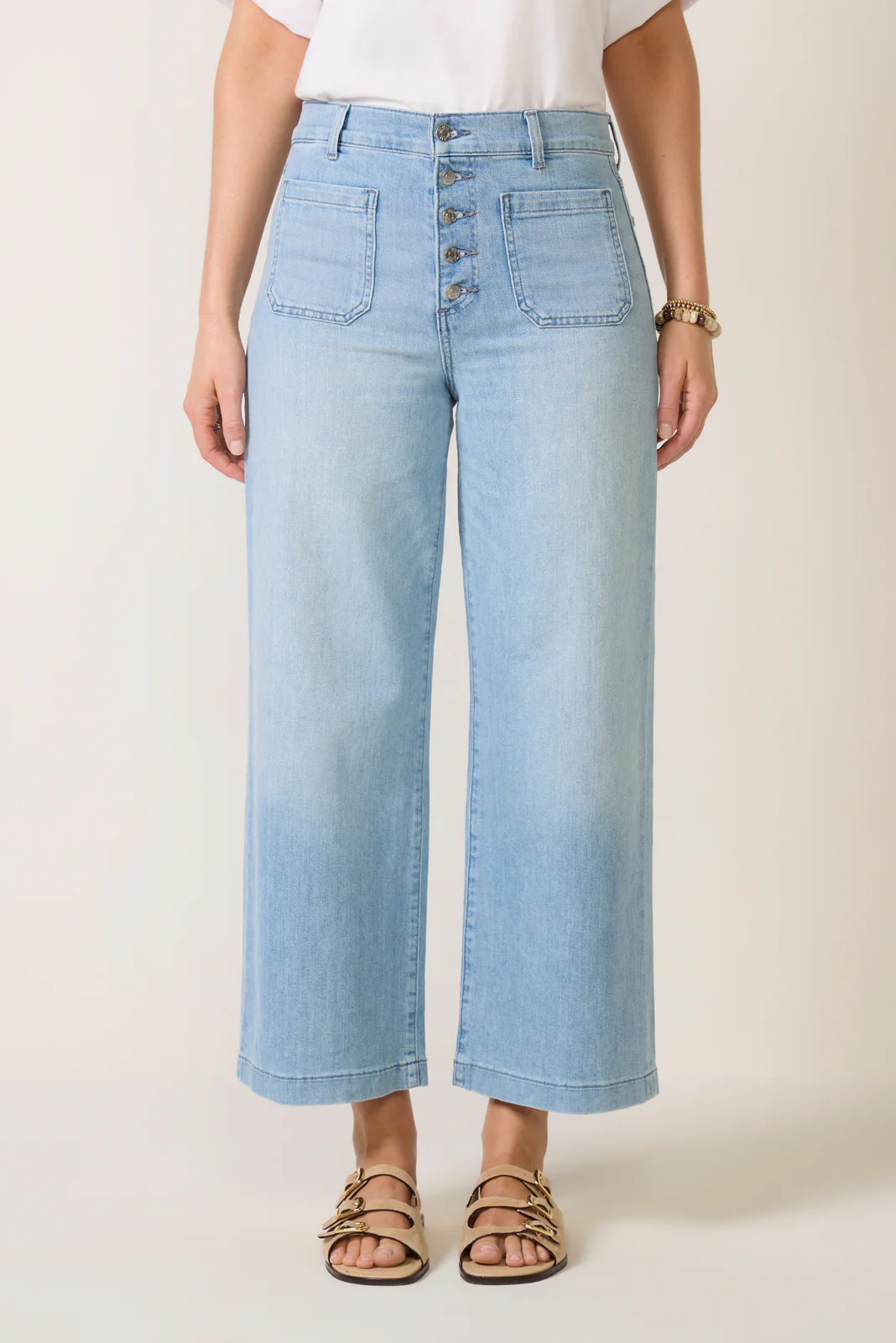 Georgia Wide Leg Ankle Jean - Image 5