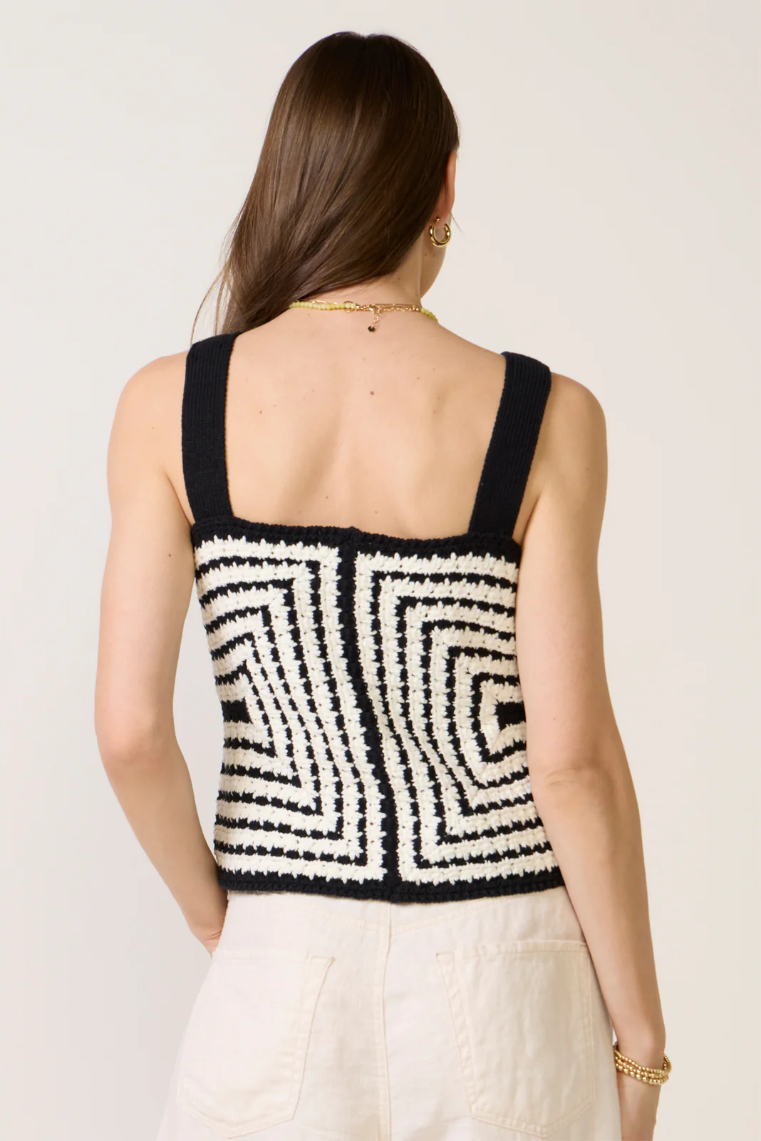 Gigi Strappy Square Neck Tank - Image 4