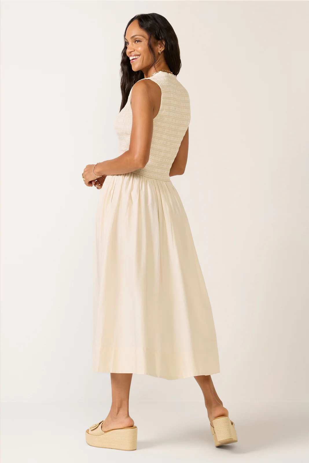Gladys Smocked Bodice Dress - Image 4