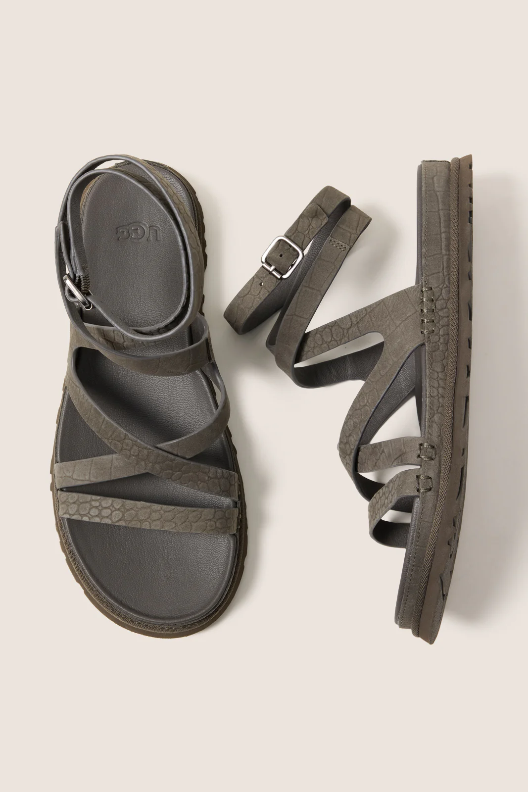 Goldgengaze Embossed Ankle Wrap