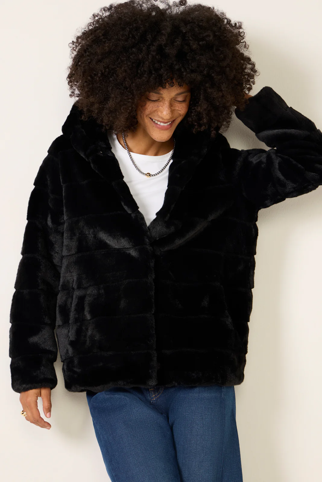 Goldy Hooded Coat - Image 3