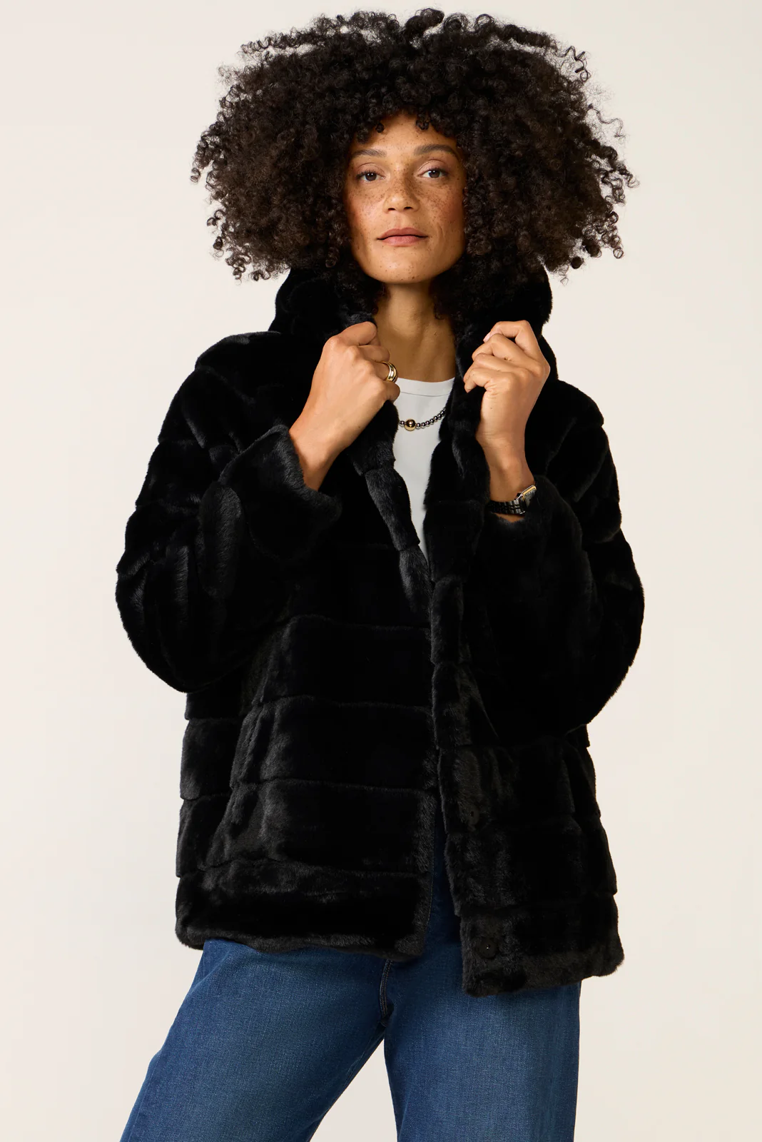 Goldy Hooded Coat - Image 5