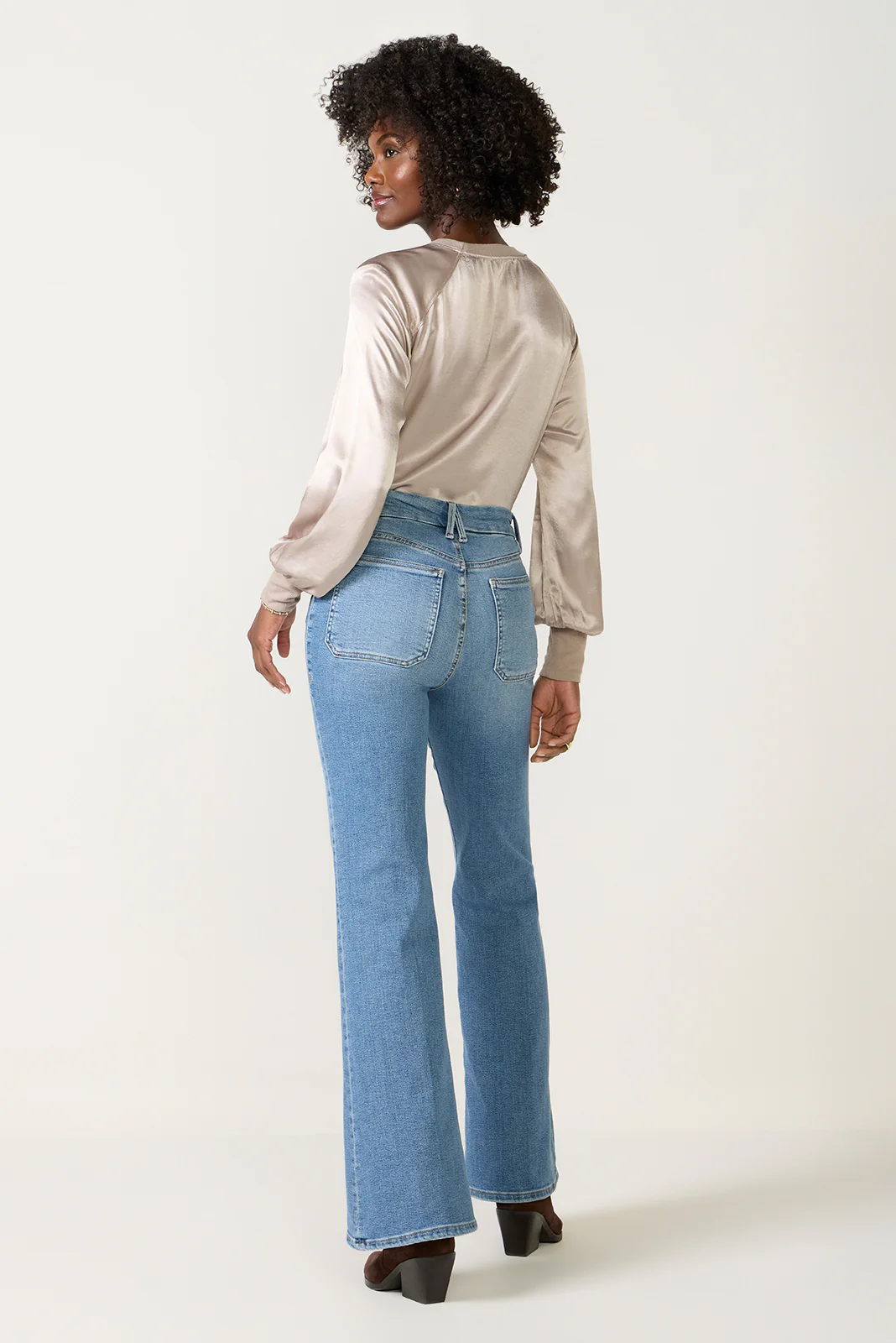 Good Legs Flare Patch Pocket Jean - Image 4
