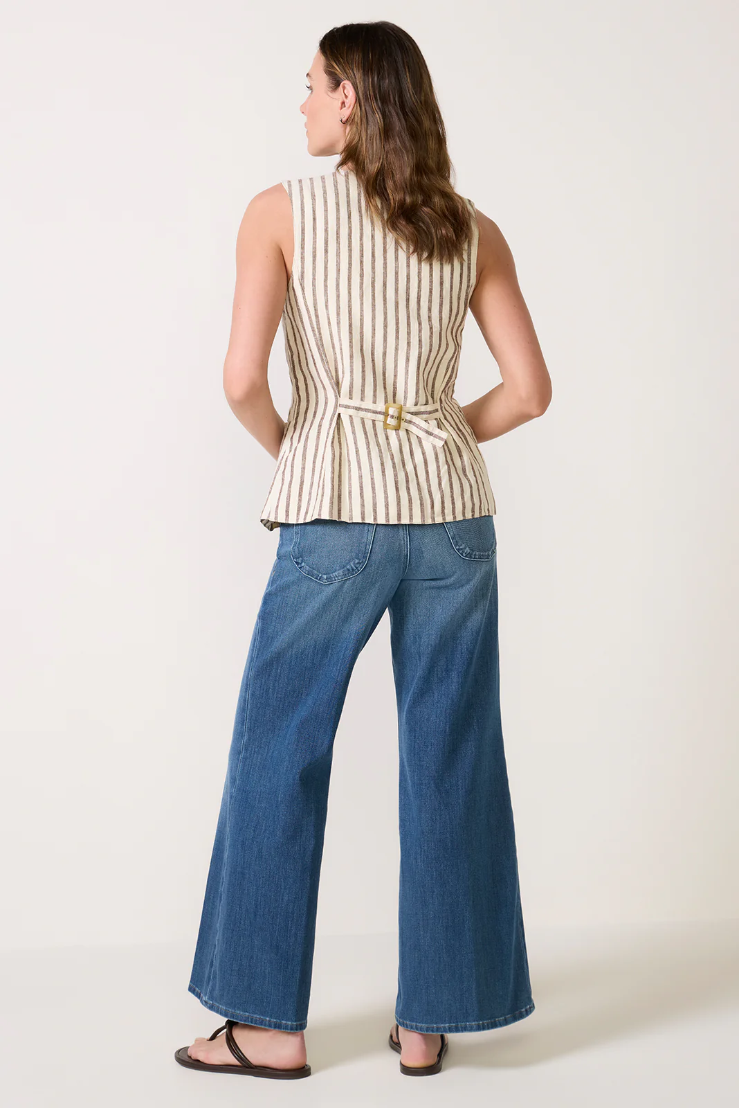 Good Waist Palazzo Ankle Jean - Image 4