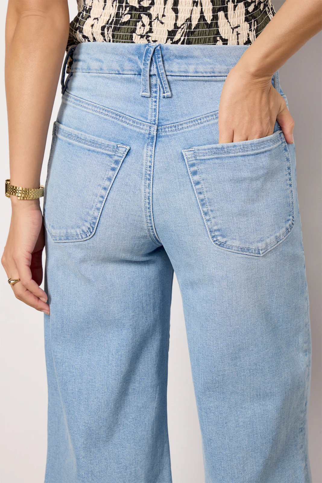 Good Waist Palazzo Crop - Image 3